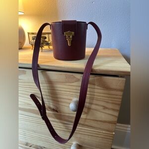 Doen Sylvie Red Leather Bag